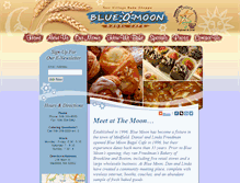 Tablet Screenshot of bluemoonbagel.com